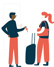 Illustration d'arrivée d'un locataire